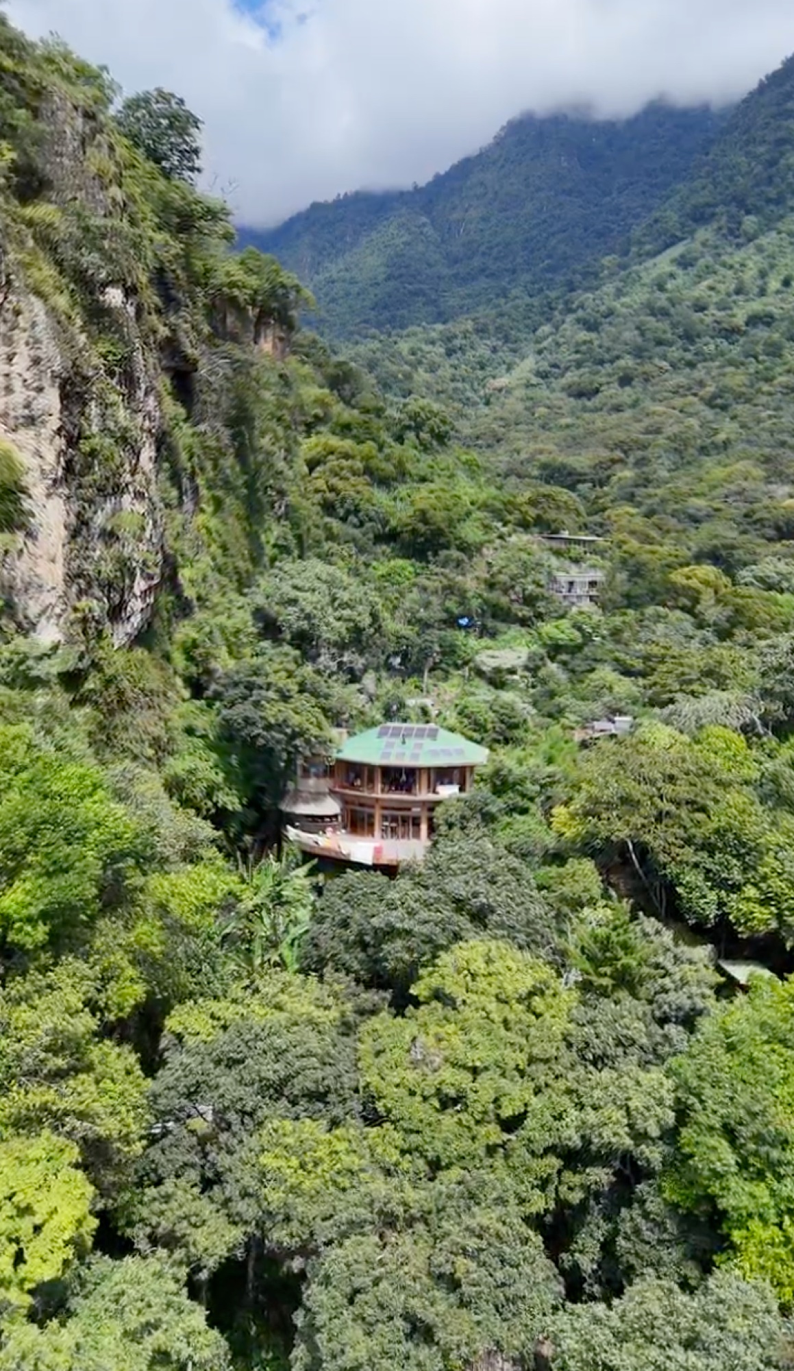 Aerial view of Maestro Valley in Lake Atitlán